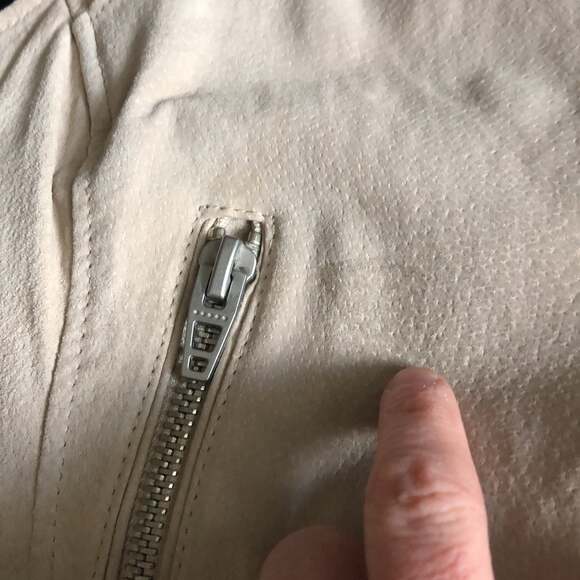 Blank NYC Suede Leather cZip Front Moto Vest size medium - Picture 12 of 12